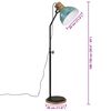 vidaXL Lampadaire 25 W bleu d&eacute;lav&eacute; 30x30x100-150 cm E27