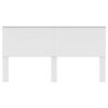 vidaXL T&ecirc;te de lit Blanc 200 cm Bois d'ing&eacute;nierie