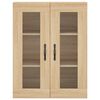 vidaXL Armoire murale ch&ecirc;ne sonoma 69,5x34x90 cm bois d'ing&eacute;nierie