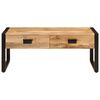 vidaXL Table basse 100x54x40 cm bois de manguier solide et fer