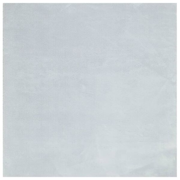 vidaXL Tapis HUARTE &agrave; poils courts doux et lavable bleu 240x240 cm