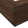 vidaXL Cadre de lit sans matelas ch&ecirc;ne marron 90x200 cm