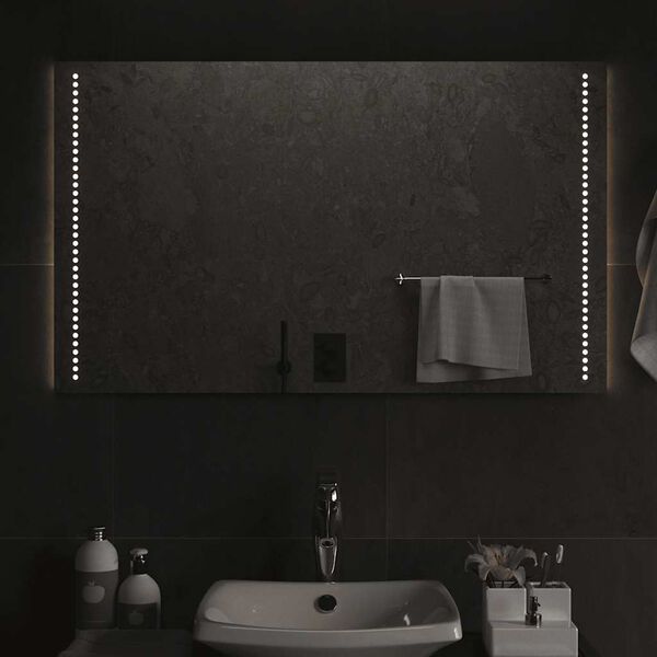 vidaXL Miroir de salle de bain &agrave; LED 100x60 cm