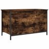 vidaXL Banc de rangement ch&ecirc;ne fum&eacute; 80x42,5x50 cm bois d'ing&eacute;nierie