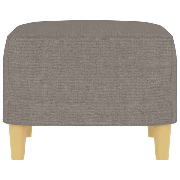 vidaXL Repose-pied Taupe 60x50x41 cm Tissu