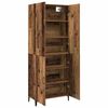 vidaXL Haut Armoire 2 pcs Bois ancien Bois d'ing&eacute;nierie