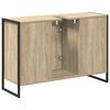 vidaXL Cabinet de salle de bain avec stockage Sonoma 90 x 30 x 60 cm