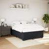 vidaXL Cadre de lit sans matelas noir 160x200 cm velours