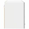 vidaXL Armoire suspendue avec porte 2 pcs Gris b&eacute;ton 60 x 31 x 40 cm