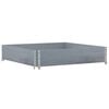 vidaXL Jardini&egrave;re gris 100x100 cm bois de pin massif