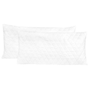 vidaXL Oreillers lot de 2 80x40x14 cm Mousse &agrave; m&eacute;moire de forme