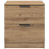 vidaXL Cabinet de chevet 2 pcs Ch&ecirc;ne artisanal 45 x 39 x 50cm