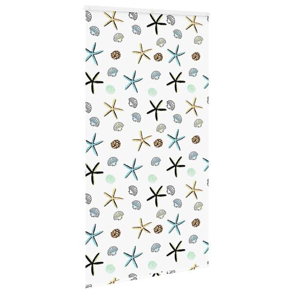 vidaXL Store enrouleur de douche avec cassette largeur du tissu 136 cm