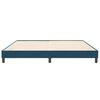 vidaXL Cadre de lit sans matelas bleu fonc&eacute; 200x220 cm velours
