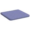 vidaXL Coussins de si&egrave;ge 4 pcs Bleu denim 40 x 40 x 3 cm tissu