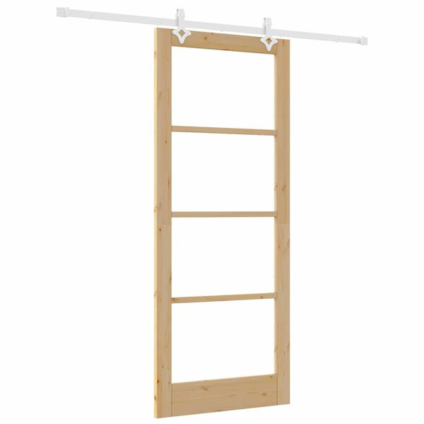 vidaXL Porte coulissante Naturel 86 x 211 cm