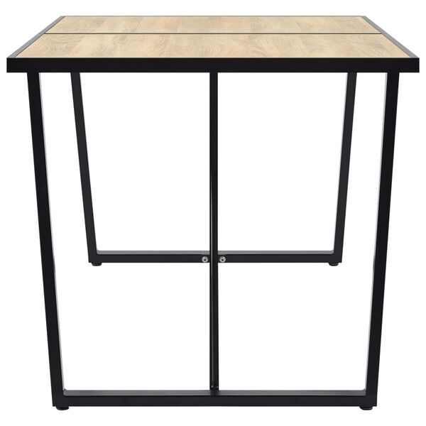 vidaXL Ensemble de salle &agrave; manger 5 pcs Marron Similicuir