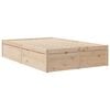 vidaXL Cadre de lit sans matelas 135x190 cm bois de pin massif