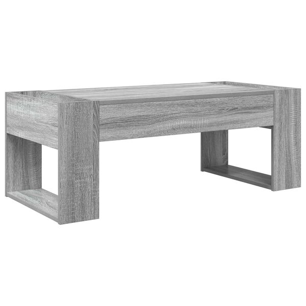 vidaXL Table basse Gris Sonoma 110 x 50 x 41 cm Bois d'ing&eacute;nierie