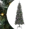 vidaXL Sapin de No&euml;l artificiel Vert 240 cm PVC, plastique et acier