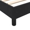 vidaXL Cadre de lit sans matelas noir 180x220 cm velours
