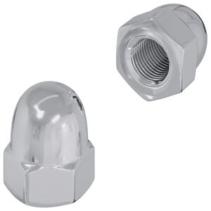 vidaXL &Eacute;crou 2 pcs Argent&eacute; M6 x 10 mm Fer