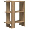 vidaXL &Eacute;tag&egrave;re Ch&ecirc;ne artisanal 52 x 25 x 71,5 cm Bois d'ing&eacute;nierie