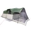 vidaXL Tente familiale tunnel 8 personnes vert imperm&eacute;able