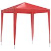 vidaXL Tente de f&ecirc;te 200 x 200 x 240 cm Rouge PE et acier
