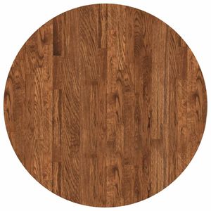 vidaXL Plateau de table &Oslash; 70 x 2,5 cm Rond Bois de ch&ecirc;ne massif