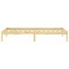 vidaXL Cadre de lit sans matelas bois massif 100x200 cm