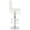 vidaXL Tabouret de bar Blanc Similicuir