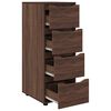 vidaXL Armoire de rangement Ch&ecirc;ne brun 40 x 48 x 105 cm