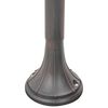 vidaXL Lampadaire de jardin E27 120 cm Aluminium Bronze