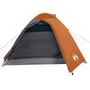 vidaXL Tente de camping à dôme 3 personnes orange imperméable