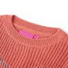 Pull-over tricot&eacute; pour enfants rose moyen 128