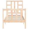 vidaXL Cadre de lit sans matelas bois de pin massif