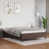 vidaXL Cadre de lit sans matelas marron 140x190 cm similicuir