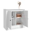 vidaXL Buffet blanc brillant 70x35,5x67,5 cm bois d'ingénierie