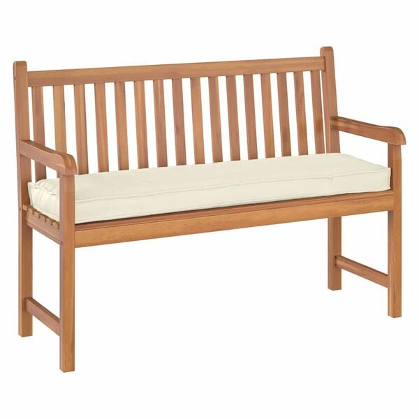 vidaXL Coussin Cr&egrave;me 140 x 40 x 8 cm Tissu Oxford