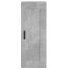 vidaXL Armoire murale gris b&eacute;ton 34,5x34x90 cm bois d'ing&eacute;nierie