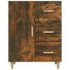 vidaXL Buffet chêne fumé 69,5x34x90 cm bois d'ingénierie