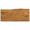 vidaXL Dessus de table 90x40x2,5 cm bord vivant bois massif manguier