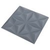 vidaXL Panneaux muraux 3D 48 pcs 50x50 cm gris origami 12 m&sup2;