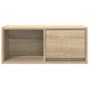 vidaXL Meubles TV 2 pcs chêne sonoma 60x31x25,5 cm bois d'ingénierie