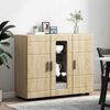 vidaXL Cabinet en Bois avec stockage Ch&ecirc;ne Sonoma 88,5 x 30,5 x 73 cm