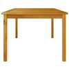 vidaXL Table de jardin 200x100x74 cm Bois d'acacia solide