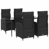 vidaXL Ensemble de Tables Basses 5 pc