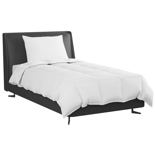 vidaXL Duvet d'&eacute;t&eacute; simple avec oreiller 2 pcs Blanc Plume de canard