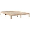vidaXL Lit biblioth&egrave;que sans matelas 140x190 cm bois de pin massif